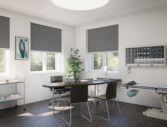 Silent gliss roller blinds