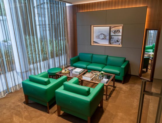 Commercial Curtains for Rolex Retail Showroom in Knightsbridge London