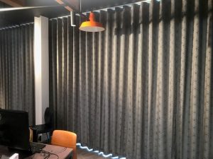 Soundproof acoustic curtains in Central London Offices