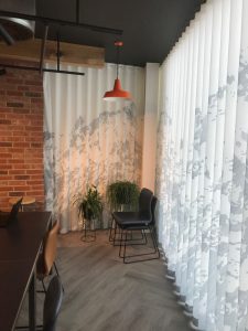 Soundproof acoustic curtains in Central London Offices