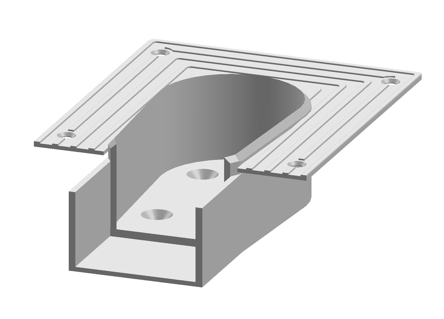 Reese belt return box for Lutron Blind Space Recessed Curtain Tracks - Image 2