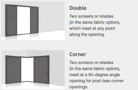 Centor S4 - sideways pulling blind system