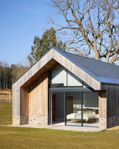 Electrically operated Slient Gliss blinds fitted to purpose built Blindspace concealment boxes Hampshire