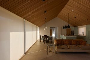 Electrically operated Slient Gliss blinds fitted to purpose built Blindspace concealment boxes Hampshire