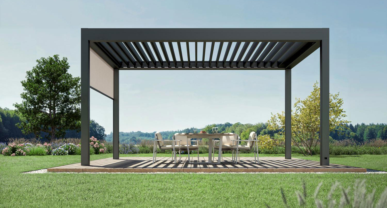 Warema louvred roof